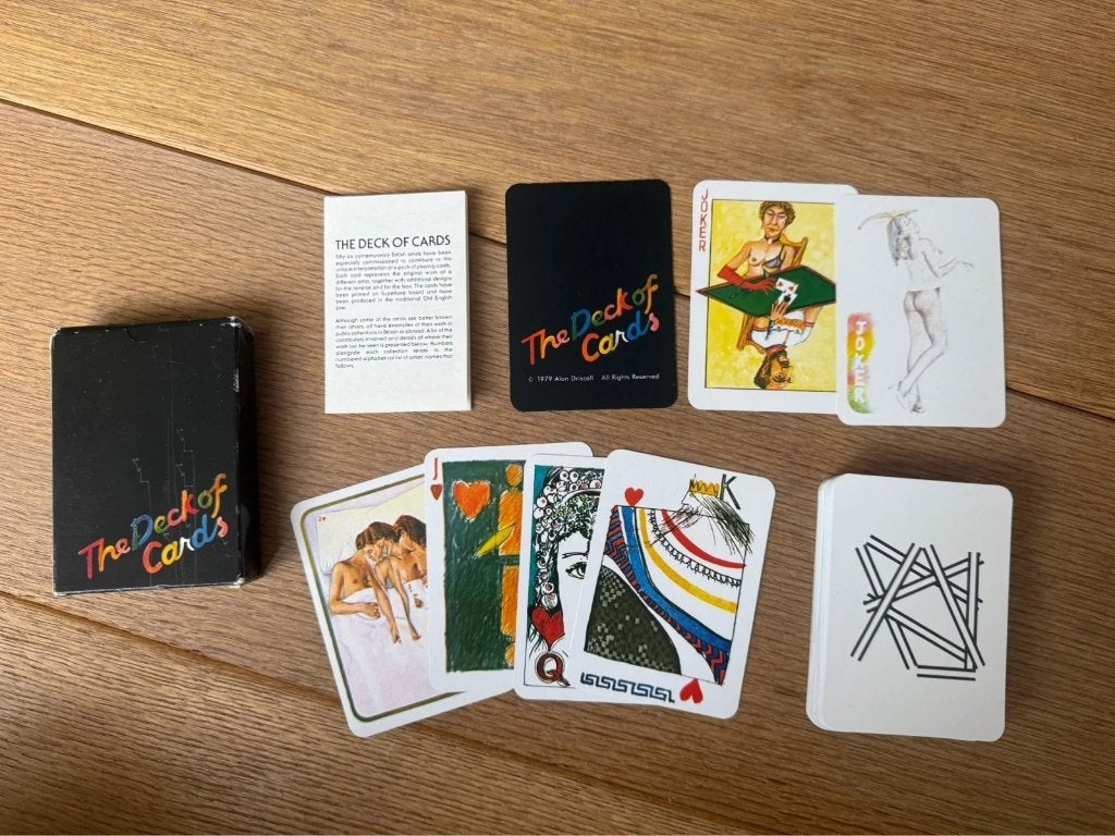 Jeu de cartes The Deck of Cards 1979 David Hockney, Enlèvement ou Envoi, Comme neuf, Carte(s) à jouer