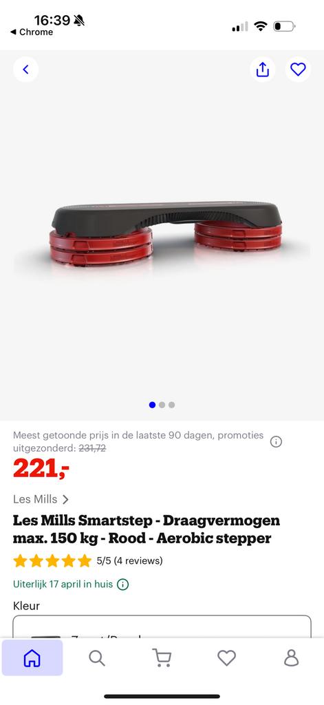 Les Mills Smartstep, Sport en Fitness, Ophalen