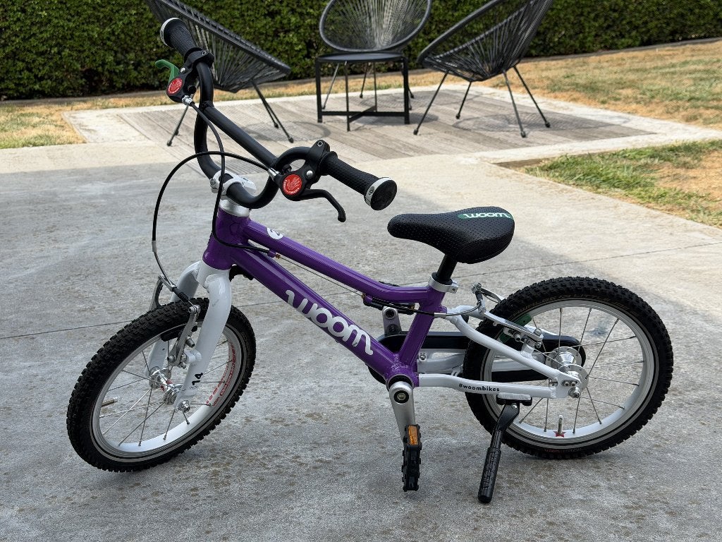 Woom 2 kinderfiets 14 inch - zeer goede staat, Vélos & Vélomoteurs, Frein sur jante, Comme neuf, Enlèvement, Woom