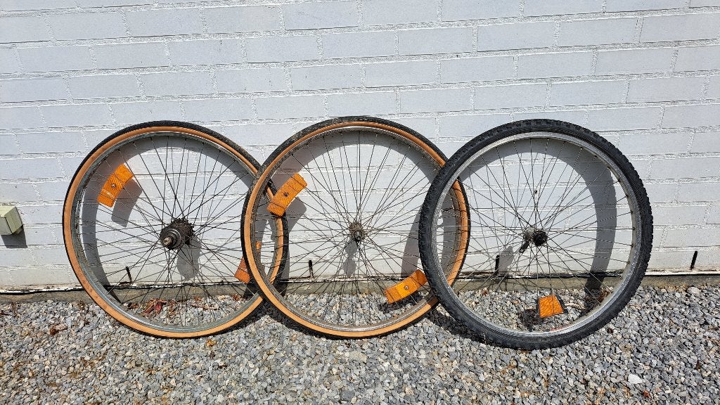 roues vélo  26X1,75 ou 26X1 3/8, Enlèvement, Utilisé, Roue