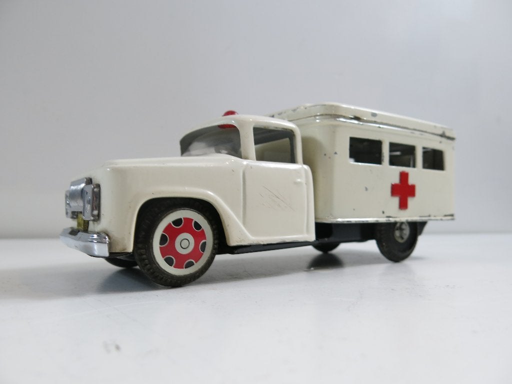 Vintage Blikken Ambulance MF 716 – Jaren 60/70, Ophalen of Verzenden