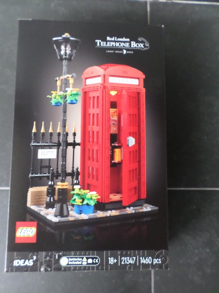 Lego Ideas 21347 Red London Telephone Box, Lego, Nieuw, Ophalen of Verzenden, Ideas
