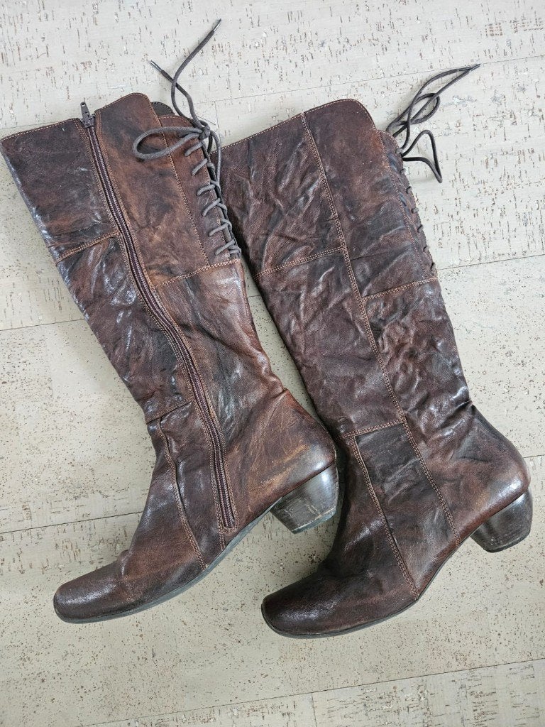 Dameslaarzen Think! maat 40, Kleding | Dames, Schoenen, Hoge laarzen, Bruin, Think!, Ophalen of Verzenden