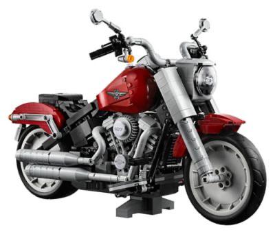 Lego Harley Davidson Fatboy 10269, Ophalen, Zo goed als nieuw, Lego