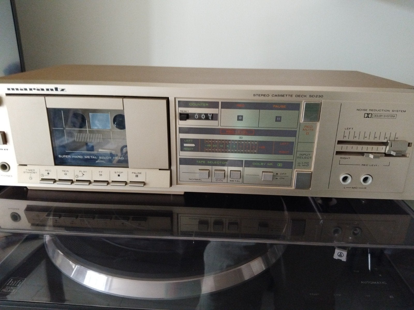 marantz SD 230 champagne, TV, Hi-fi & Vidéo, Decks cassettes, Enlèvement ou Envoi, Marantz