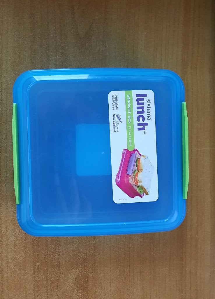 Boîtes à sandwich Sistema, 450 ml, 2 Euro, Diversen, Schoolbenodigdheden, Ophalen, Zo goed als nieuw