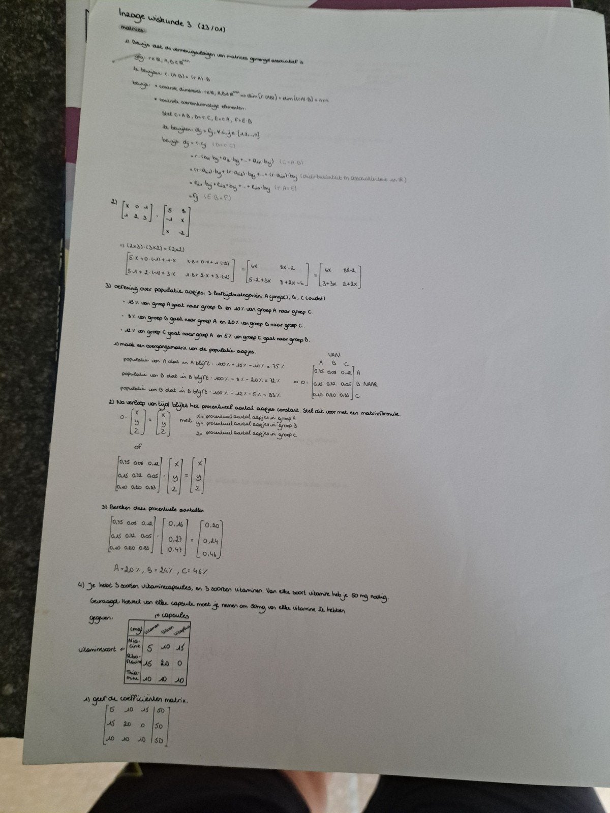 studie boeken wiskunde 1 en wiskunde 2 examencommissie, Boeken, Ophalen of Verzenden