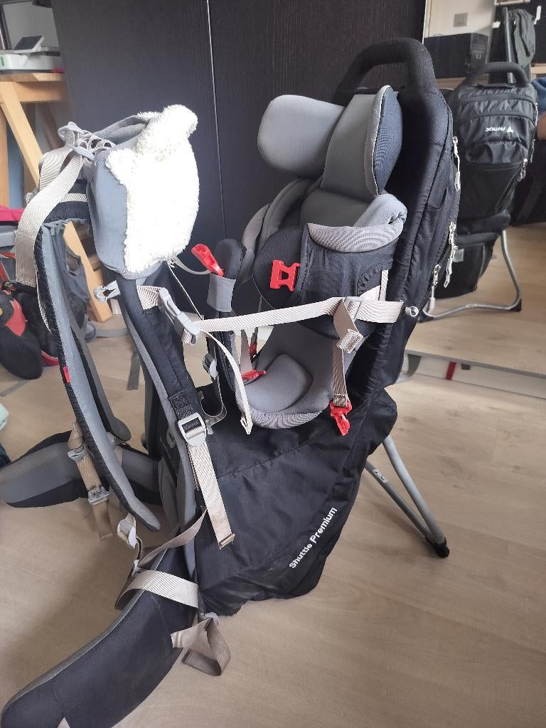Vaude Shuttle Premium kinderdrager, Kinderen en Baby's, Gebruikt, Rug, Draagzak, Ophalen