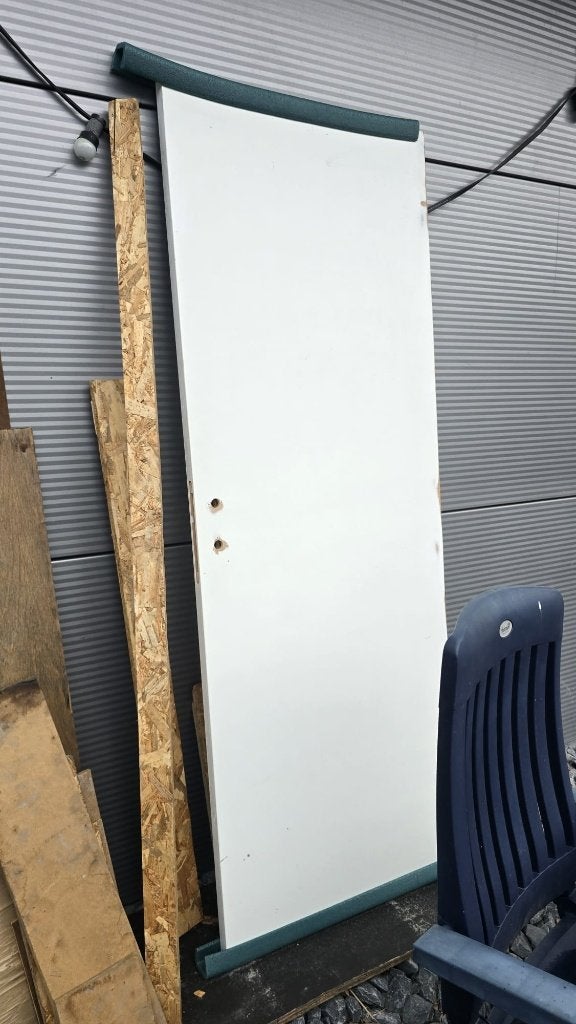 schilderdeur met slotgat 72.3 x 201.3, Ophalen, Minder dan 80 cm, Binnendeur, Zo goed als nieuw