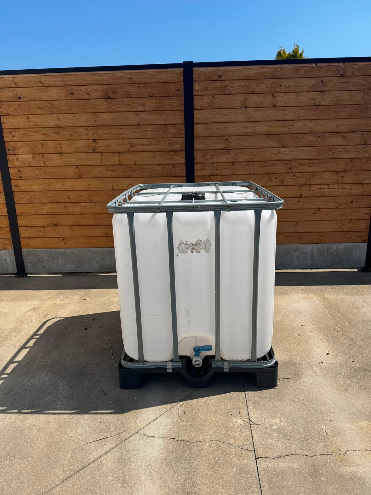 IBC 1000L schoon Wemmel, Tuin en Terras, Ophalen, Zo goed als nieuw, Met kraantje