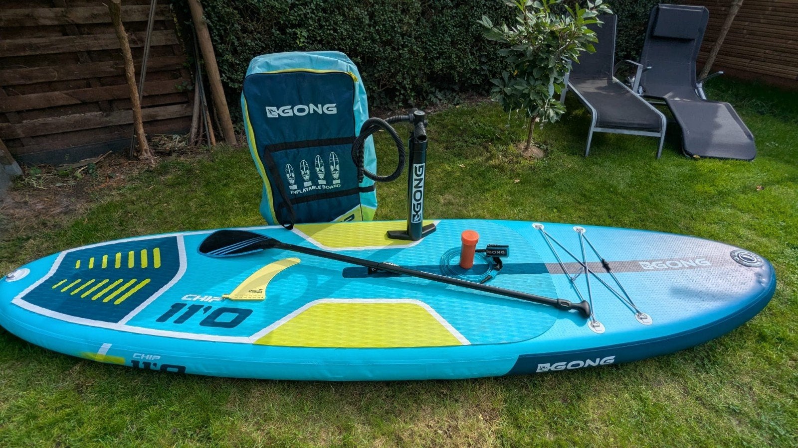 SUP board GONG 11 feet, Watersport en Boten, Ophalen, Zo goed als nieuw, SUP-boards