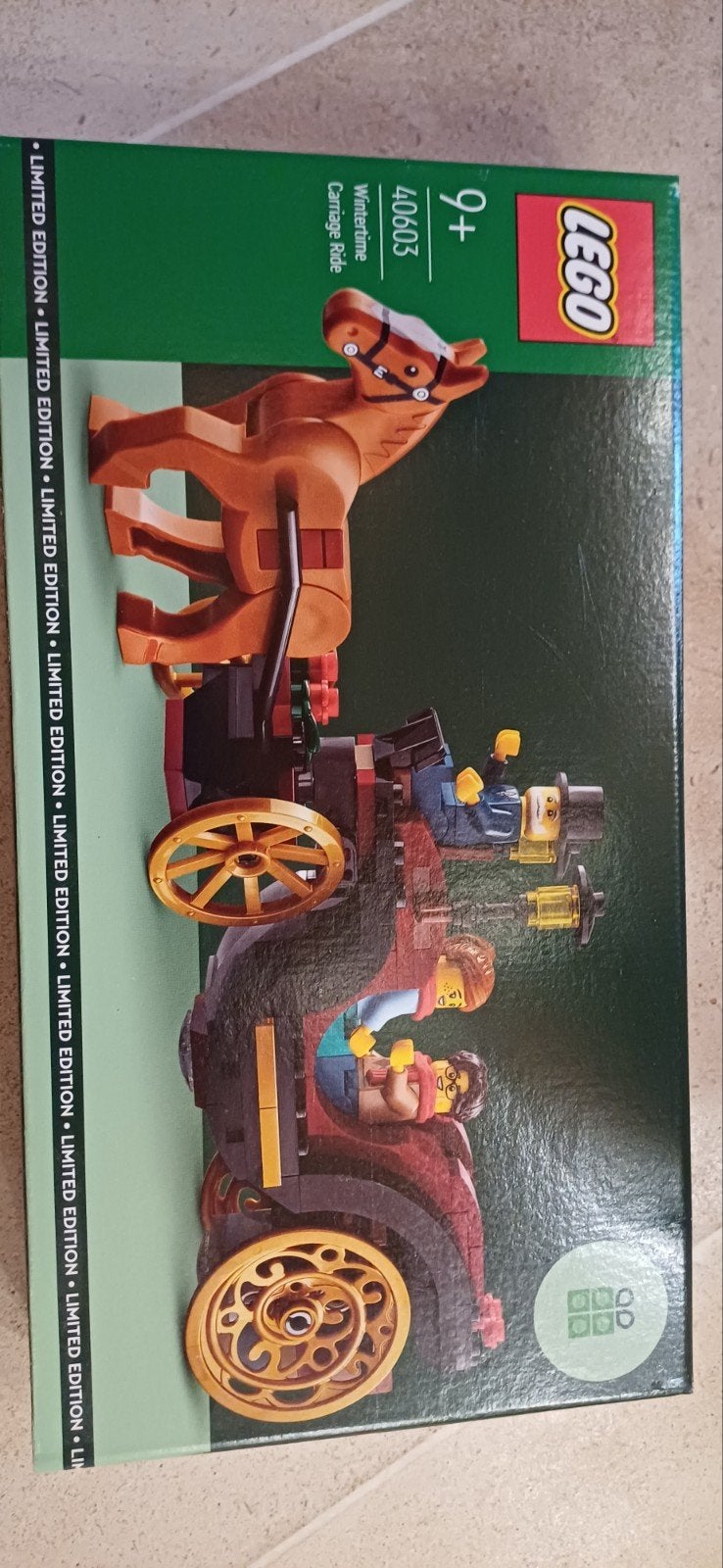 lego limited edition 40603 paard wintertime carriage ride, Ophalen of Verzenden, Lego