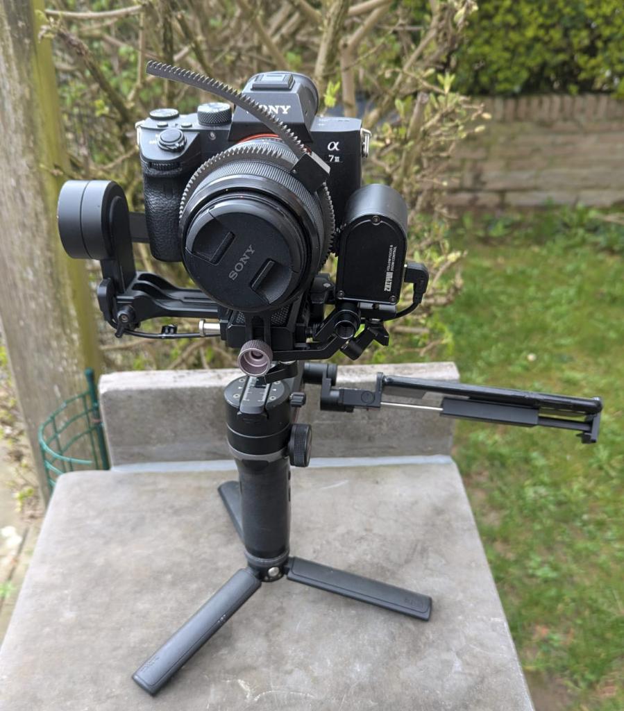 Zhiyun Weebill-S + Phone Holder + CMF-04 Follow Focus, Ophalen, Gebruikt