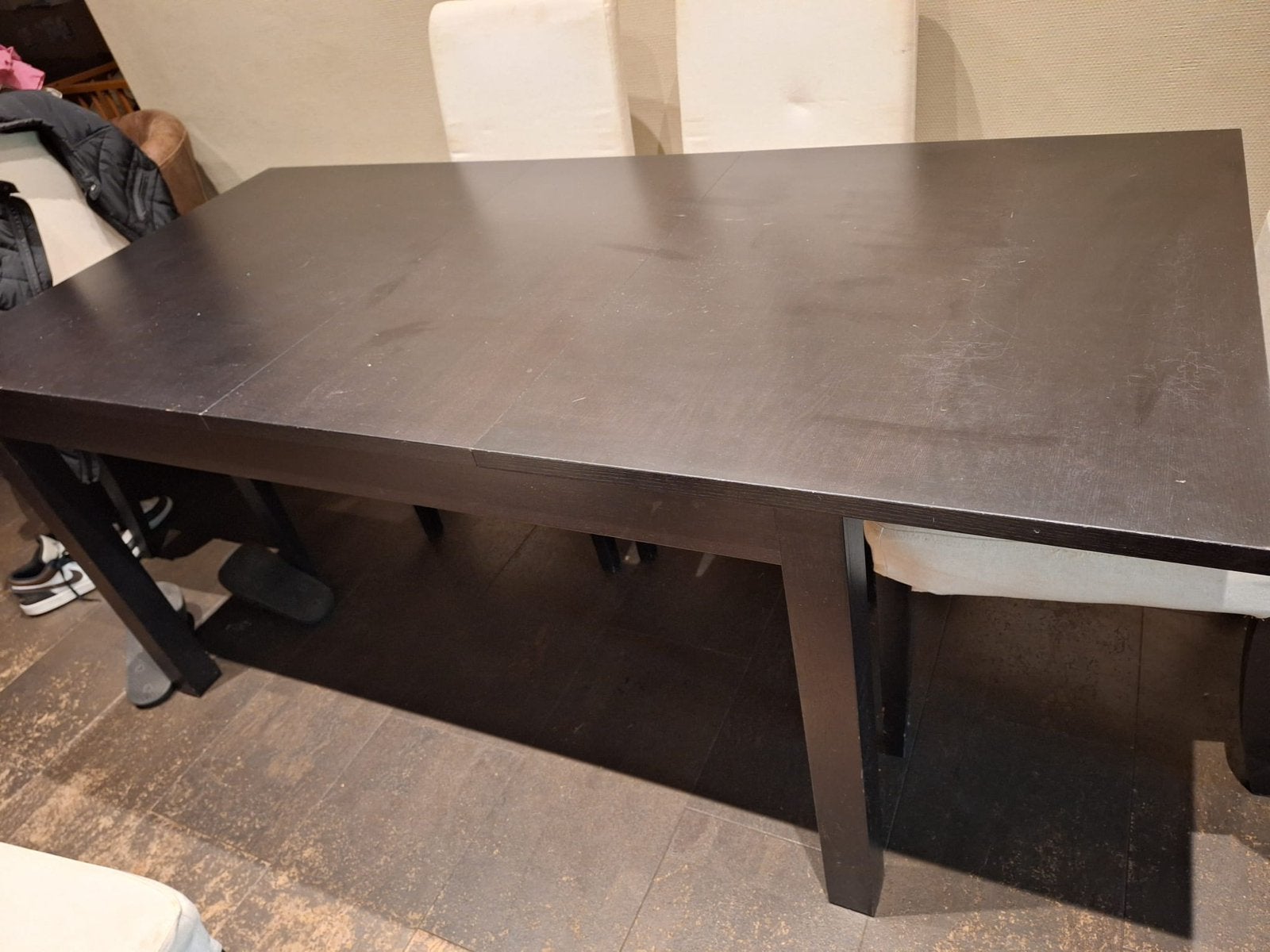 Tafel + 6 stoelen GRATIS, Enlèvement, Comme neuf