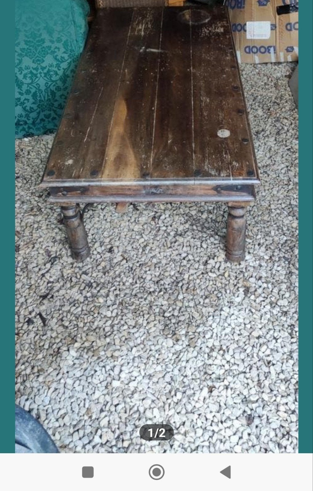 Koloniale salontafel, Huis en Inrichting, Ophalen of Verzenden