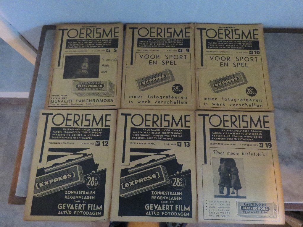 Revue bimensuelle du tourisme 1935 Lot 6 pièces, Enlèvement ou Envoi