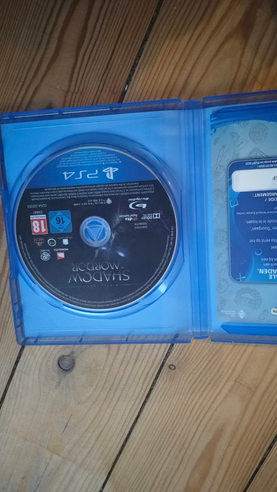 Shadows of mordor PS4, Enlèvement ou Envoi