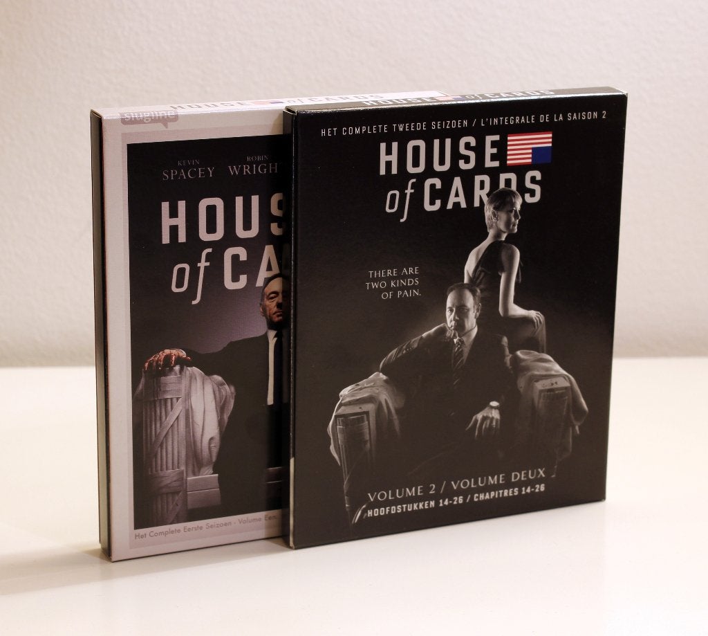 House Of Cards seizoen 1 en 2 - bluray, Cd's en Dvd's, Engels, Alle leeftijden, Nederlands, Ophalen of Verzenden