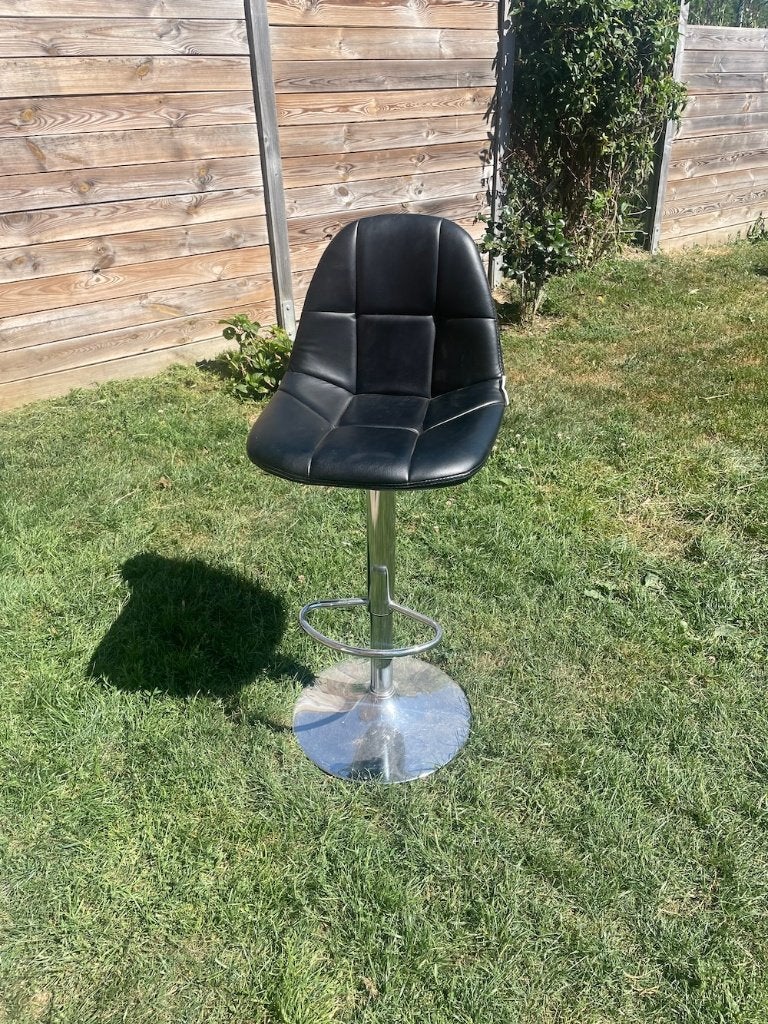 2 tabourets de bar, 90 cm ou plus, Métal, 2 tabourets, Comme neuf