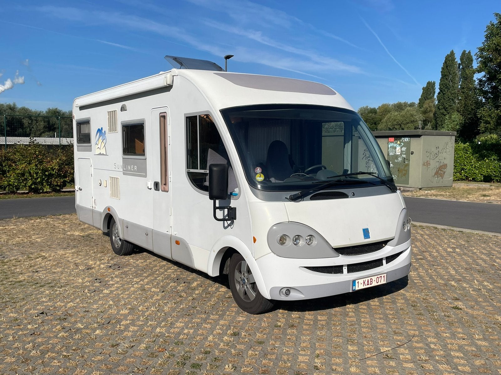 Te koop Camper Knaus Sunliner, Jusqu'à 4, 6 à 7 mètres, Toilette à cassette, Fiat