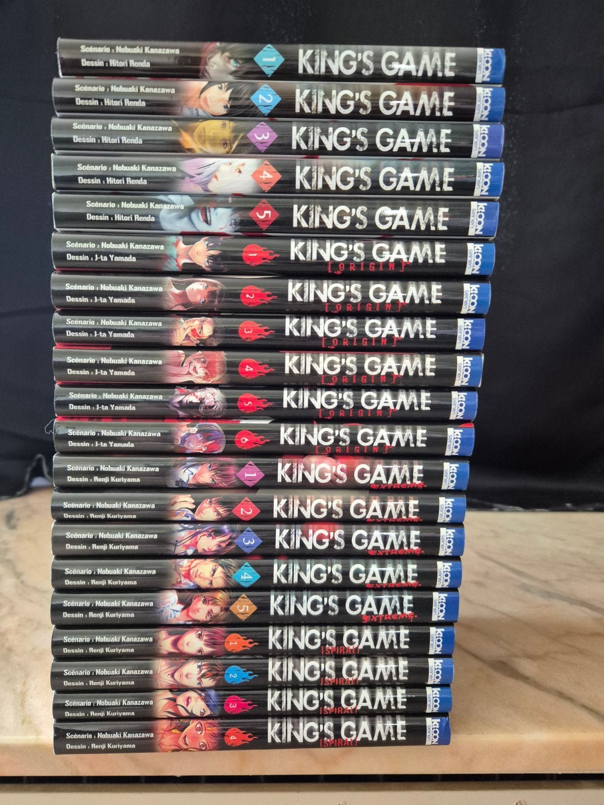 Manga King's game Intégrale, Livres, Enlèvement