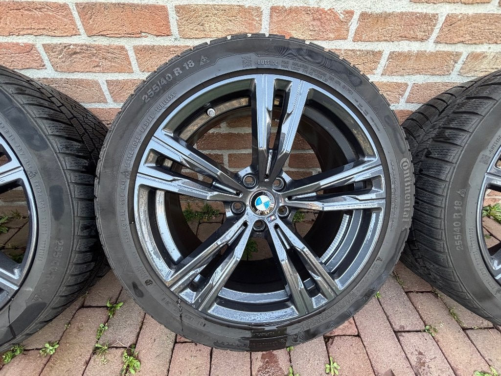 BMW M 18" Orbitgrey 255/40 R18 wintervelgenset, Auto-onderdelen, Banden en Velgen, Ophalen, 18 inch, Gebruikt, 255 mm