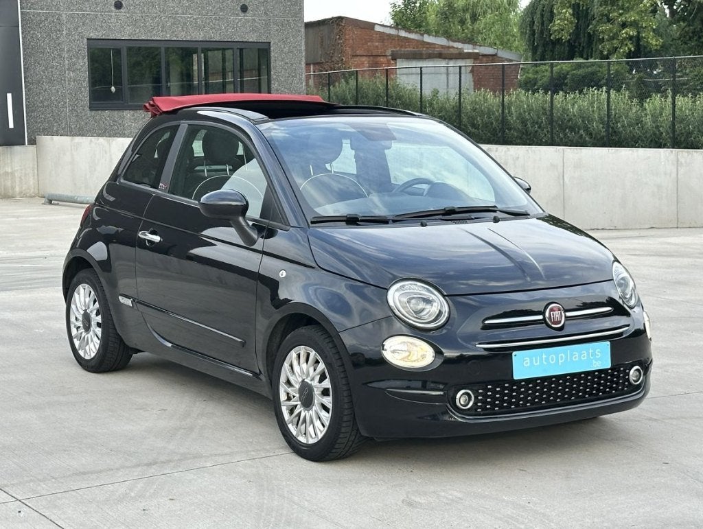 Fiat 500C Lounge Cabrio hybride 2021 Apple CarPlay 125000km, Autos, Achat, Euro 6, Entreprise, Cabriolet