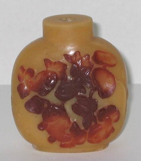 Tabatière en provenance de Chine - 1249, Antiquités & Art, Art | Art non-occidental, Beige, Chine, Enlèvement, Sculpté