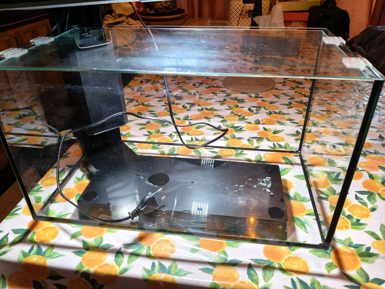 Aquarium zwart, Animaux & Accessoires, Reptiles & Amphibiens | Accessoires, Enlèvement