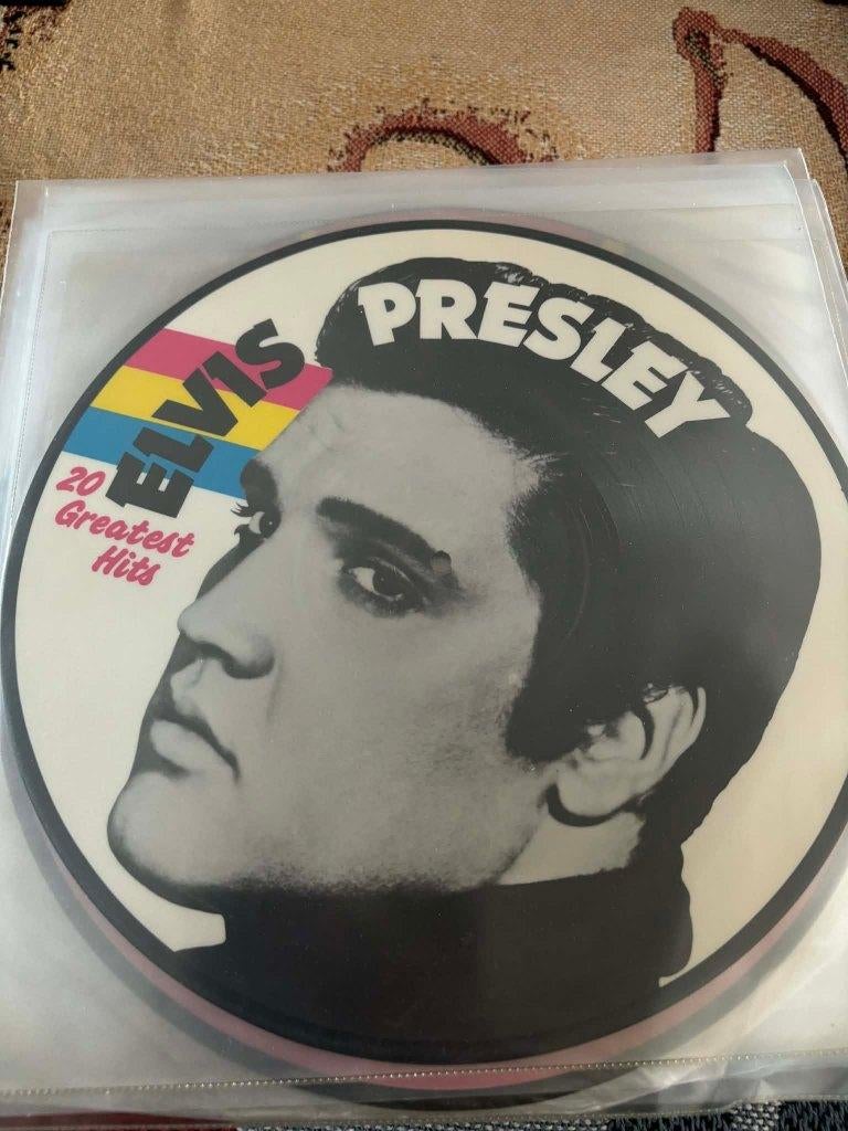 Elvis Picture disc lp, 20 greatest hits. slechts 10 euro., Ophalen of Verzenden, Rock-'n-Roll, 12 inch, Picture disc