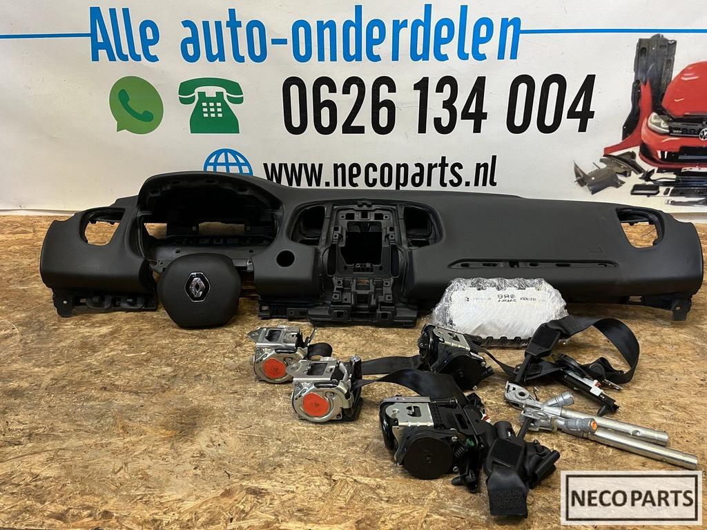 RENAULT SCENIC AIRBAG AIRBAGSET DASHBOARD ORGINEEL, Renault, -, Utilisé, -