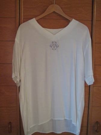 Leuk zomerbloesje met V-hals – maat 42, Kleding | Dames, Blouses en Tunieken, Ophalen of Verzenden, Zo goed als nieuw, Maat 42/44 (L)
