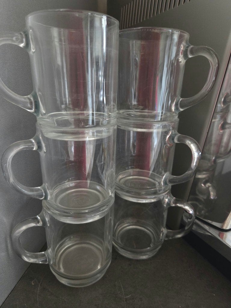 6 mugs Duralex en verre, neuf, Maison & Meubles, Neuf, Enlèvement ou Envoi, Mug, Verre