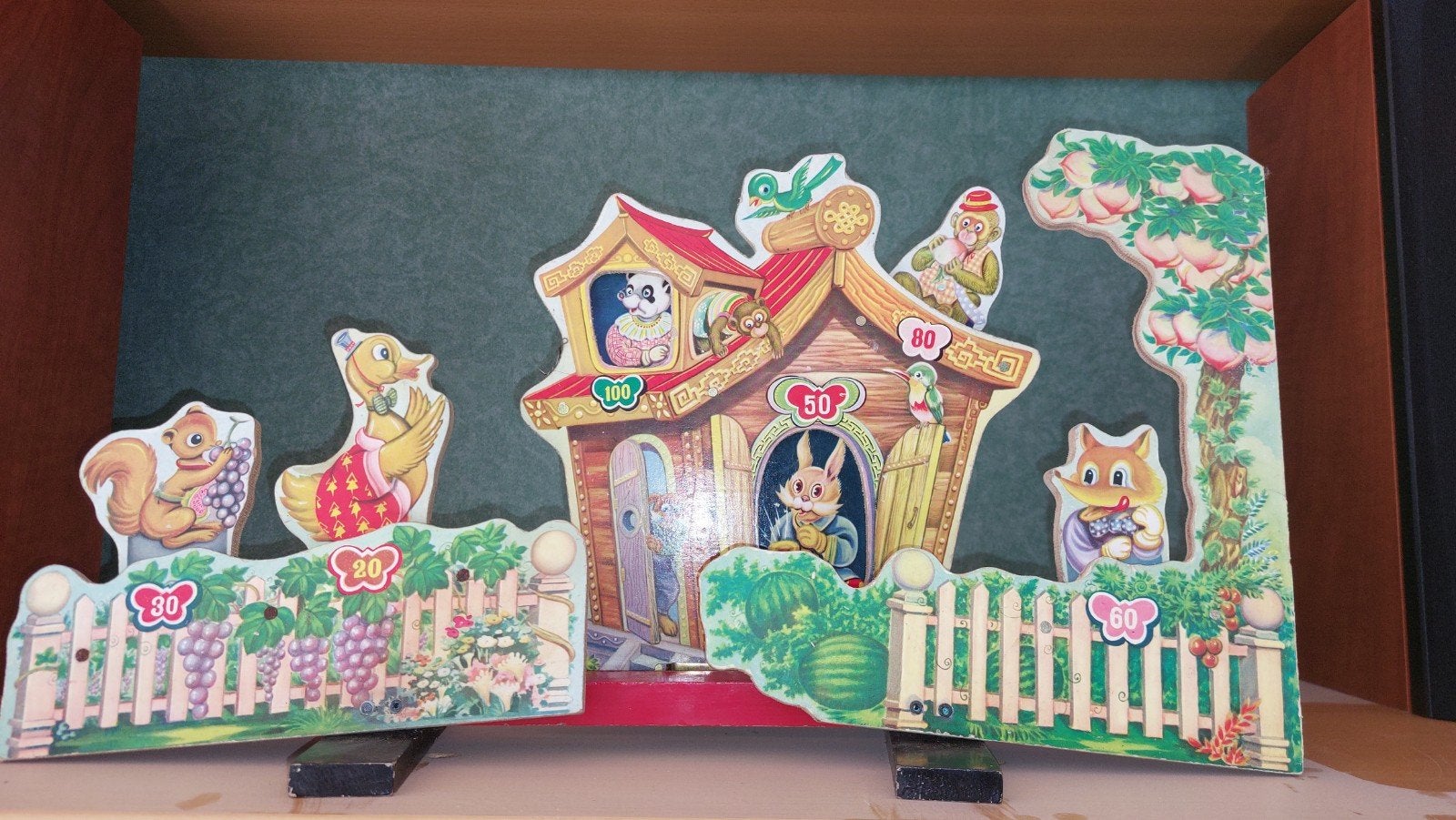 Jeu de précision en Bois (+/- 1950), Enlèvement, Comme neuf, Jouet à Rouler ou à Bascule