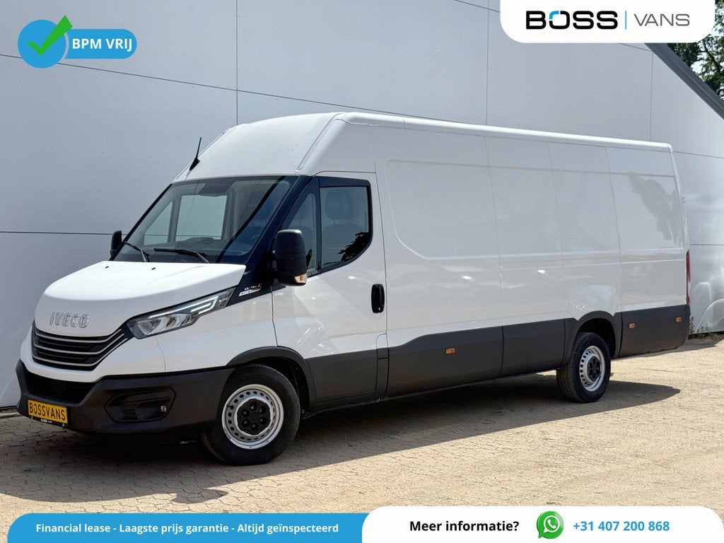 Iveco Daily 35S18 3.0 Automaat L4H2 LED Climate Control Crui, Auto's, Bestelwagens en Lichte vracht, Automaat, Zwart, 4 cilinders