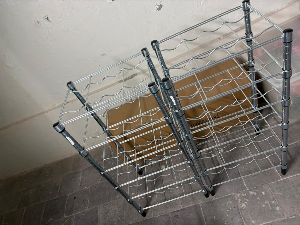 2 omar wijnrekken ikea, Huis en Inrichting, Ophalen, Gebruikt
