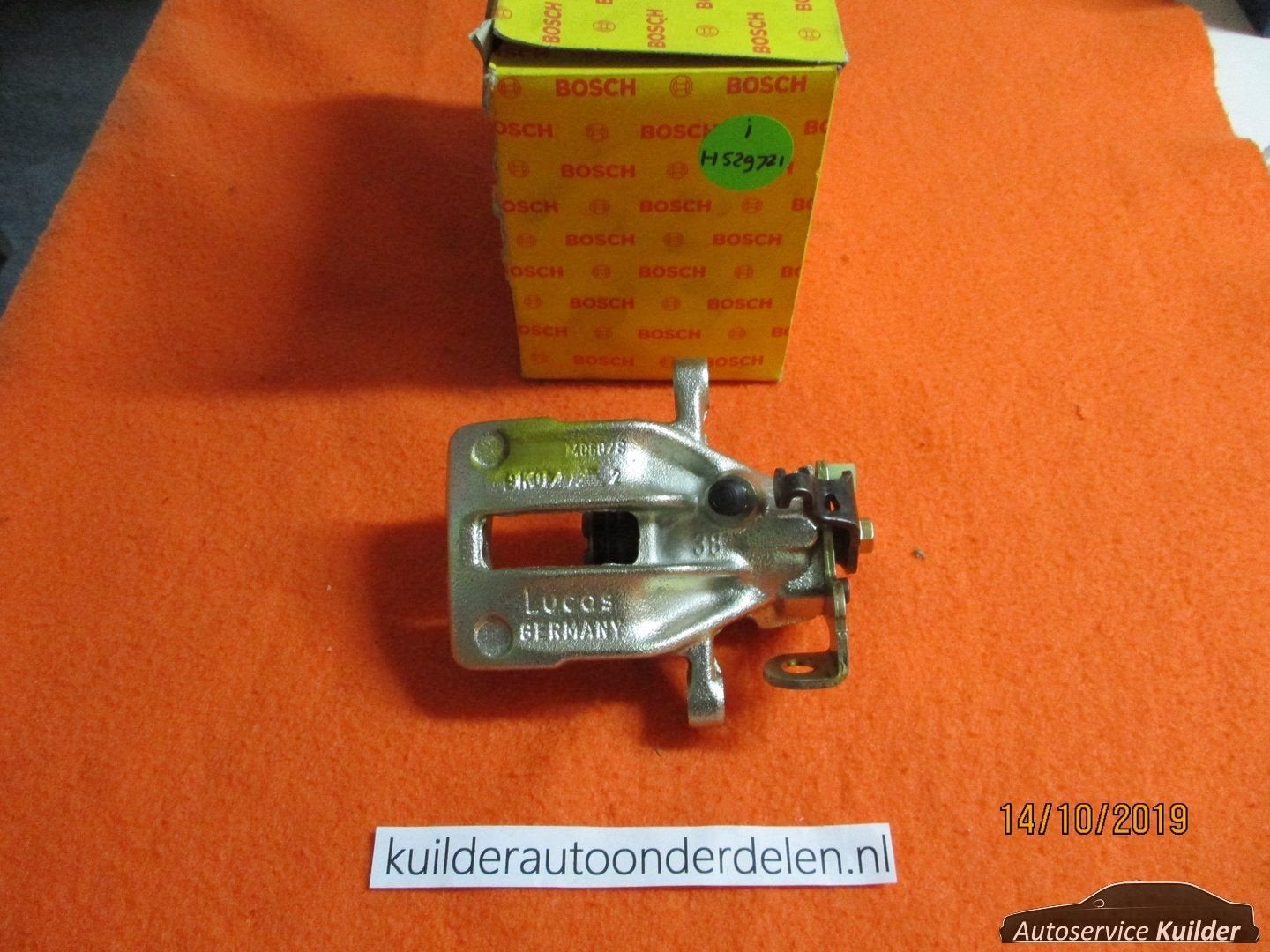 Nieuwe Remklauw L,A, Audi 80 91-96  BOSCH, -, -, Nieuw, -