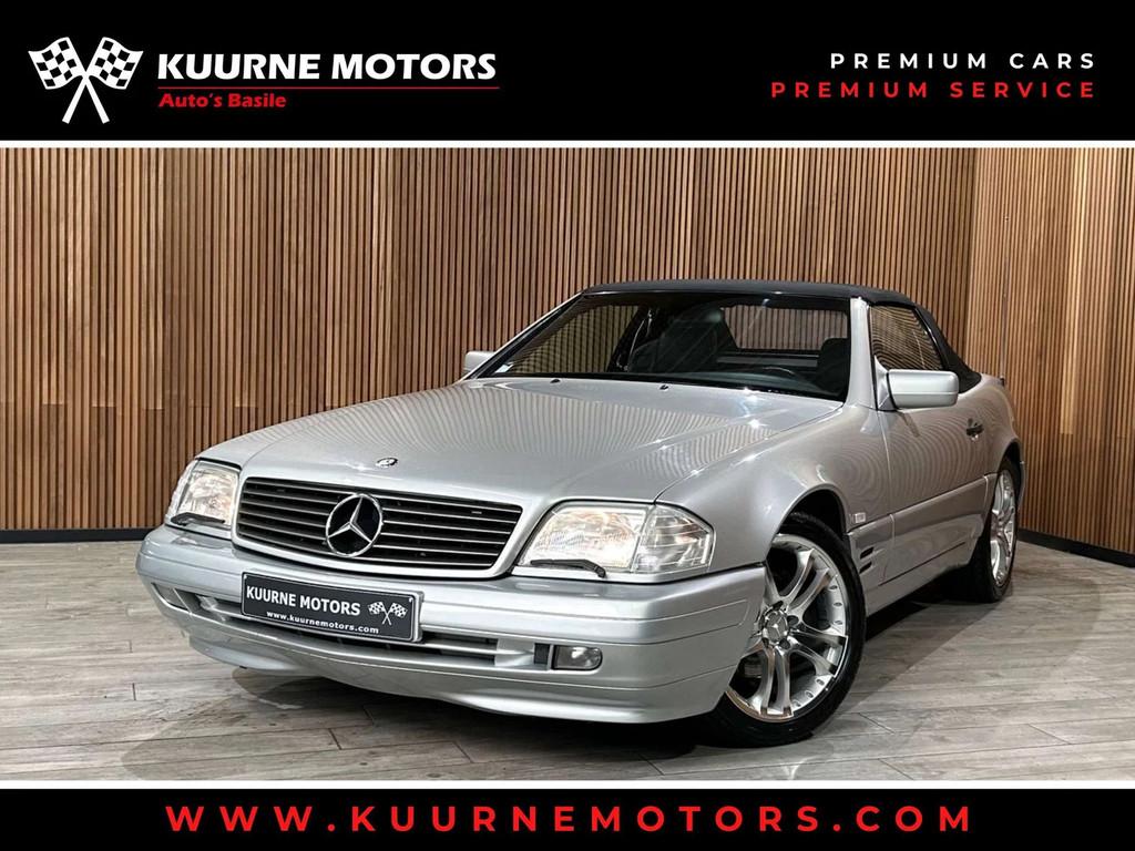 Mercedes-Benz SL-Klasse 320 Alu18"/Leder/Cruise/VerwZet *Bij, Auto's, Automaat, 4 zetels, Zwart, Cabriolet