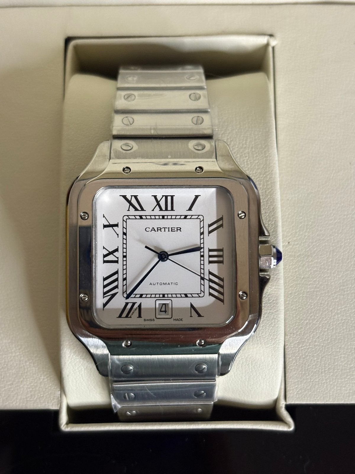 Cartier santos, Enlèvement, Comme neuf