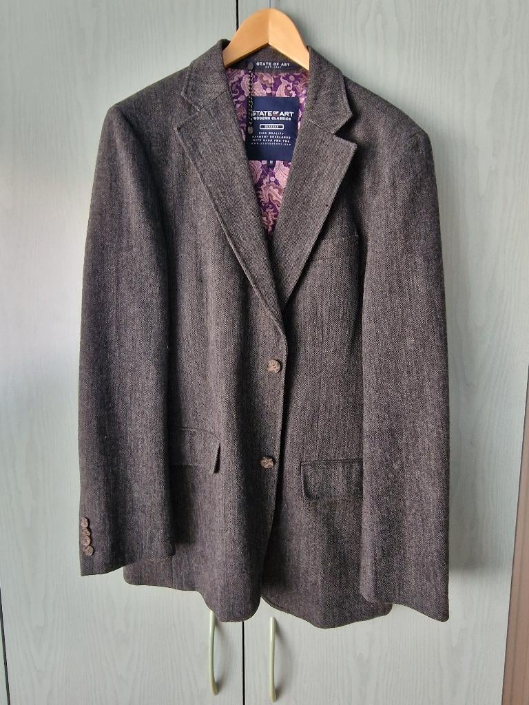 Blazer, Kleding | Heren, Kostuums en vesten, Maat 48/50 (M), Ophalen of Verzenden, Massimo Dutti, Grijs