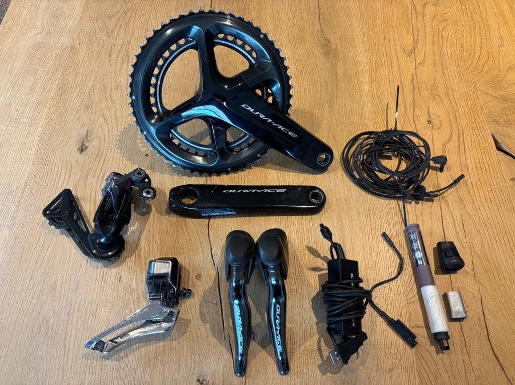 Dura Ace Groepskit 11 speed rimbrake, Fietsen en Brommers, Fietsonderdelen, Zo goed als nieuw, Ophalen