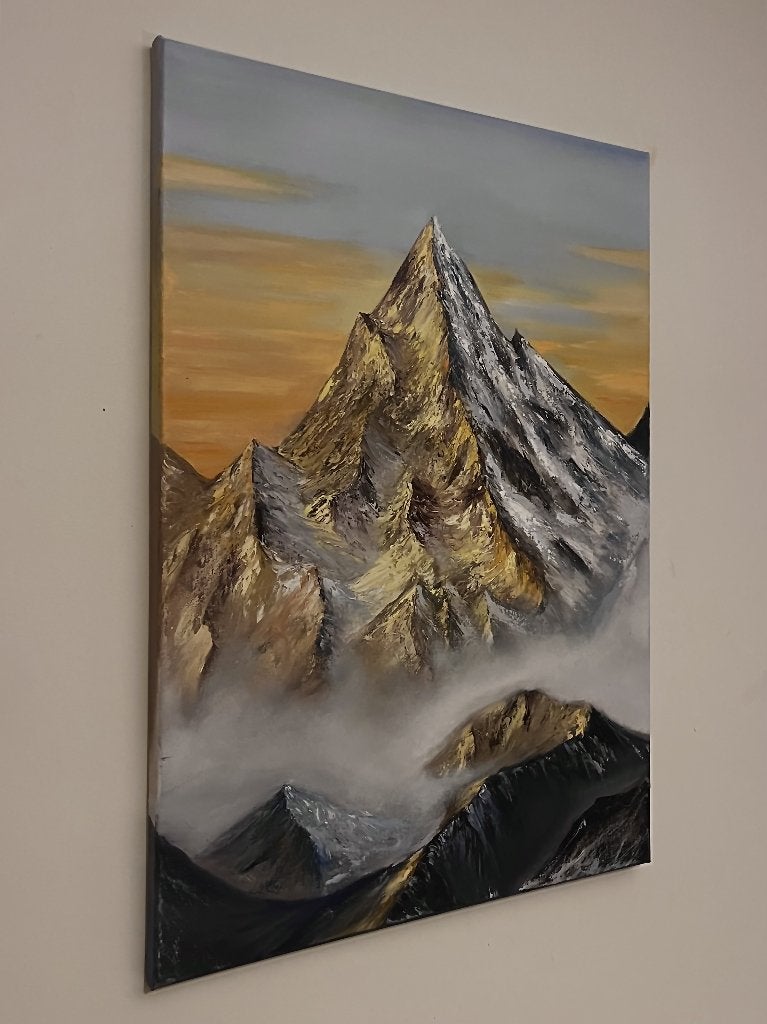 Peinture à l'huile originale, Antiek en Kunst, Landschap, Gesigneerd, Ophalen of Verzenden, Olieverf