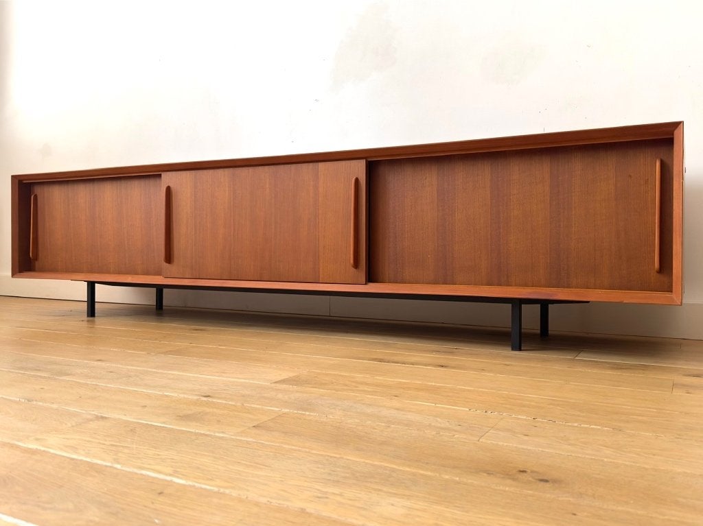 TEAK LOWBOARD FURNIFIED, Teck, 25 à 50 cm, 200 cm ou plus, Moins de 100 cm