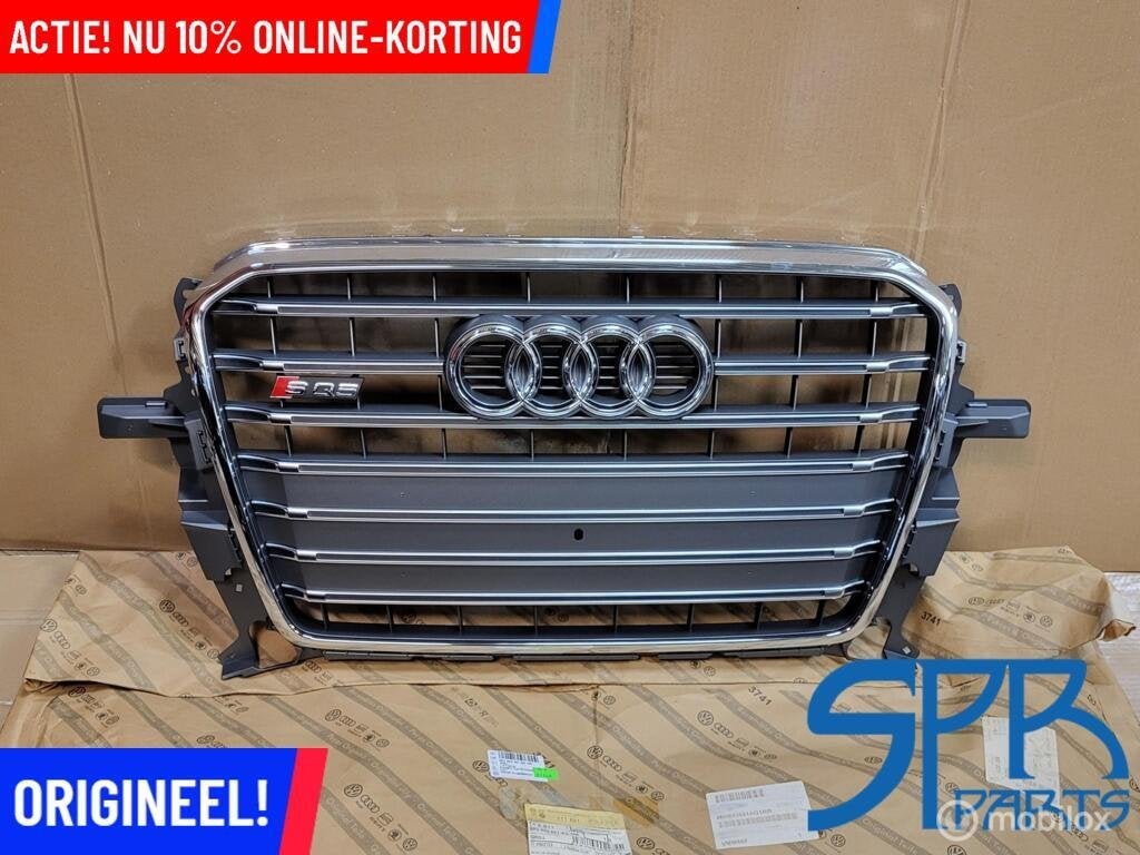 AUDI Q5 8R SQ5 FACELIFT GRILLE ORIGINEEL NIEUW GRILL EMBLEEM, Auto-onderdelen, Gebruikt, AUDI, Audi, Ophalen of Verzenden