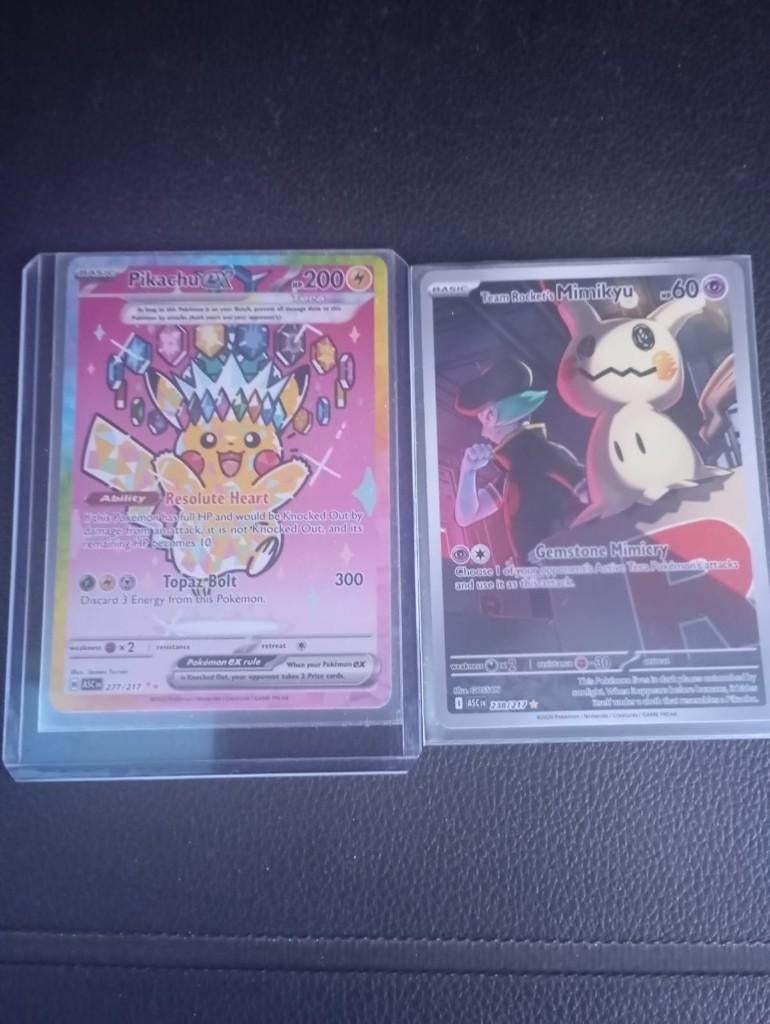 Pokemon ascended Heroes #277 Pikachu ex en # 238, Ophalen, Nieuw, Losse kaart