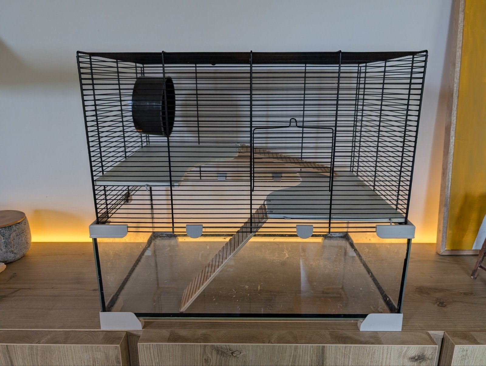 Hamsterkooi met toebehoren, Ophalen, Kooi
