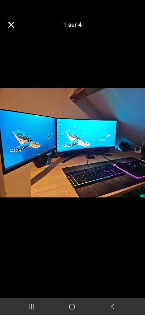 Pc gaming, Informatique & Logiciels, Ordinateurs de bureau, Comme neuf, 4 Ghz ou plus, SSD, 32 GB, Avec carte vidéo, Avec moniteur