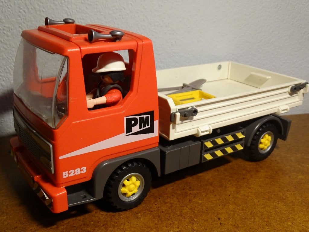 Playmobil vrachtwagen, Ophalen of Verzenden, Zo goed als nieuw, Complete set, Voertuig