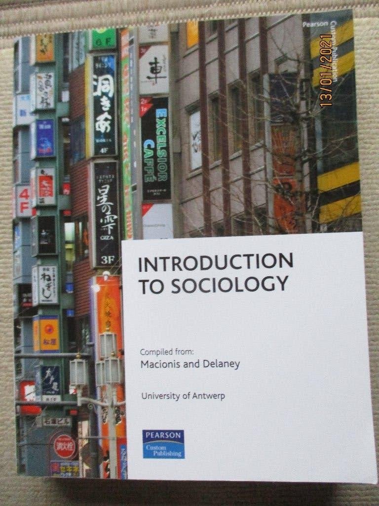 studieboek  introduction to sociology, Livres, Livres d'étude & Cours, Enlèvement ou Envoi, Comme neuf, Enseignement supérieur
