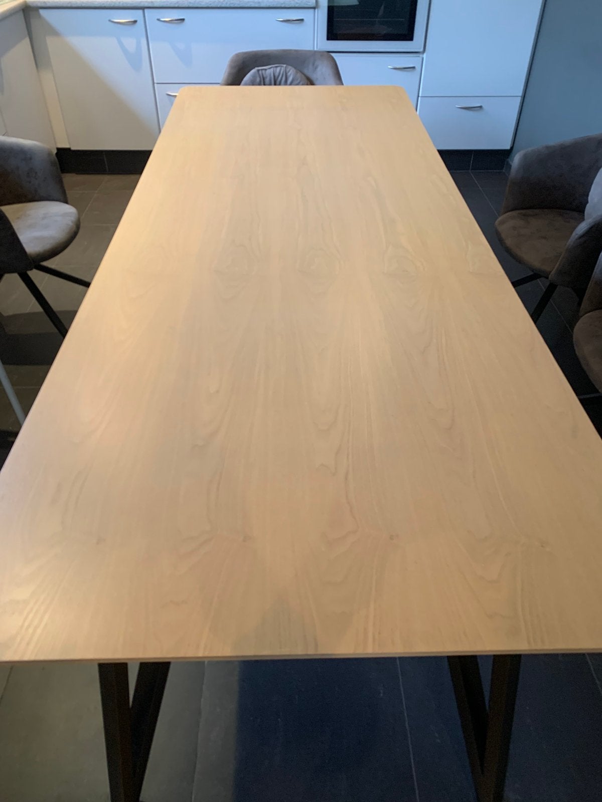 WEG WEGENS VERHUIS GROTE HOUTEN TAFEL, Huis en Inrichting, Ophalen, 200 cm of meer, 50 tot 100 cm, Zo goed als nieuw